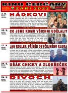 Program kina v Čerčanech na září 2022 1