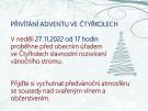 PŘIVÍTÁNÍ ADVENTU VE ČTYŘKOLECH 27.11. 1