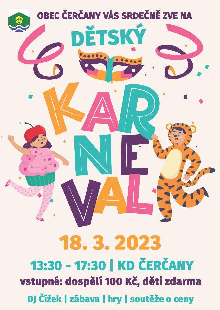 Dětský karneval v Čerčanech 18.3. 1