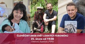 Člověčiny aneb Svět lidských fenoménů: Hygiena, výchova dětí a medicína - diskuzní večer v Zaječiccíh  25.2. 1